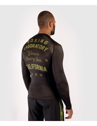 Top Choice Venum Boxing Lab Rashguard - Long sleeves - Black/Green On Hand Now