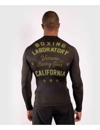 Top Choice Venum Boxing Lab Rashguard - Long sleeves - Black/Green On Hand Now