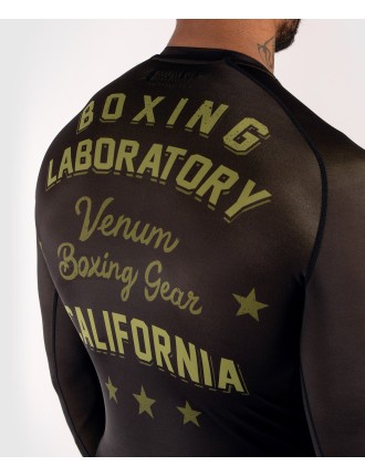 Top Choice Venum Boxing Lab Rashguard - Long sleeves - Black/Green On Hand Now