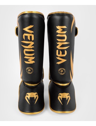 Top Choice Venum Challenger Standup Shin Guards - Black/Gold Latest Edition