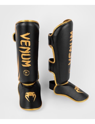 Top Choice Venum Challenger Standup Shin Guards - Black/Gold Latest Edition