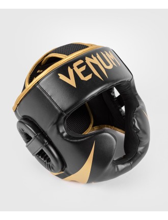 Top Choice Venum Challenger Headgear - Black/Gold On Hand Now