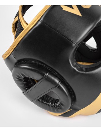 Top Choice Venum Challenger Headgear - Black/Gold On Hand Now