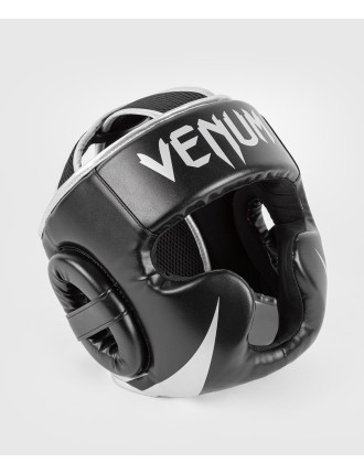 Top Choice Venum Challenger Headgear - Black/Silver Fresh Release