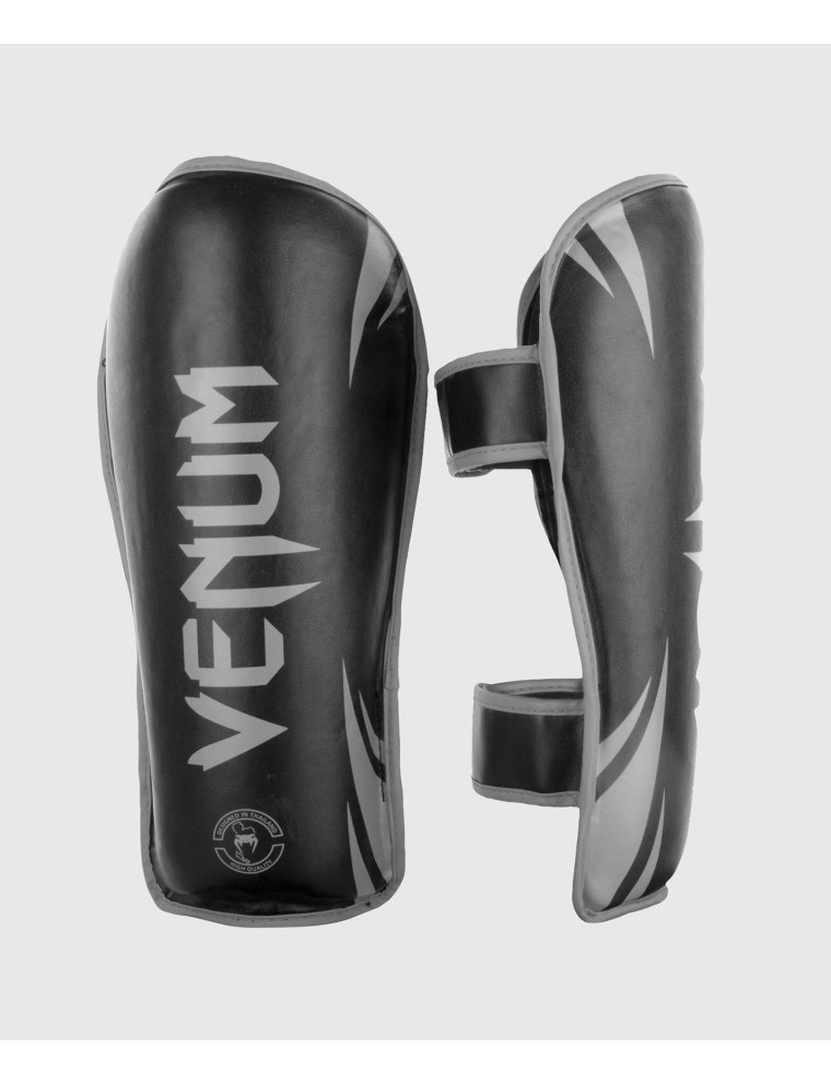 Top Choice Venum Challenger Shin guards - Black/Grey New Collection