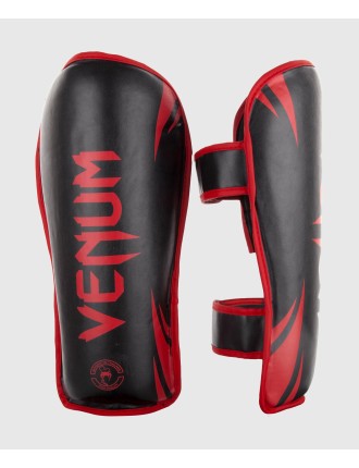 Top Choice Venum Challenger Shin guards - Black/Red New Stock