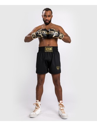 Top Choice Venum Classic Boxing Shorts - Black/Gold On Hand Now