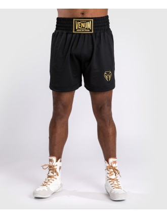 Top Choice Venum Classic Boxing Shorts - Black/Gold On Hand Now