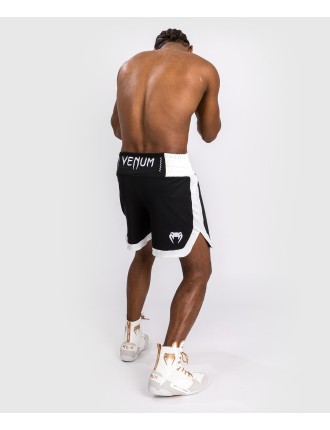 Top Choice Venum Classic Boxing Shorts - Black/White Fresh Release