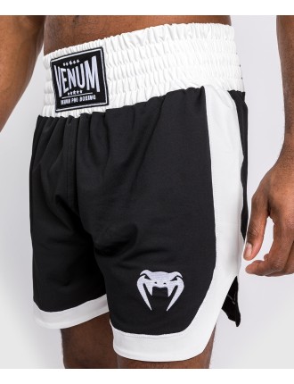 Top Choice Venum Classic Boxing Shorts - Black/White Fresh Release