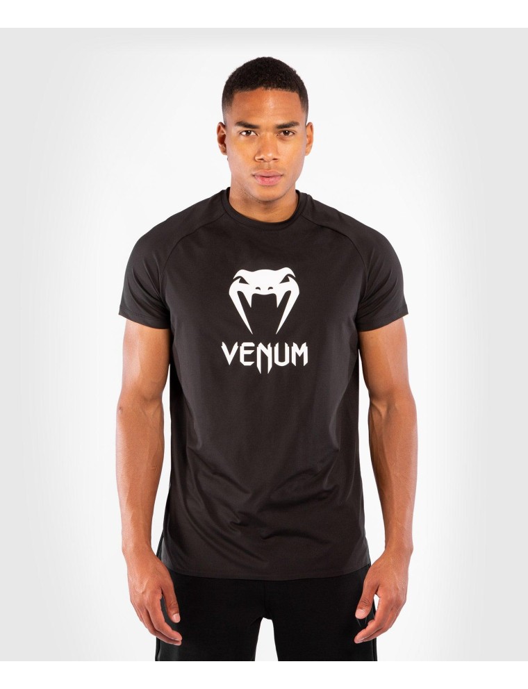 Top Choice Venum Classic Dry Tech T-shirt - Black Immediate Availability