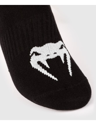 Top Choice Venum Classic Footlet Sock - set of 3 - Black/White New Stock