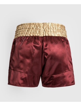 Top Choice Venum Classic Muay Tha? Short - Burgundy/Gold/White New Release