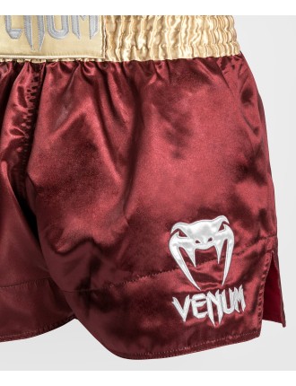 Top Choice Venum Classic Muay Tha? Short - Burgundy/Gold/White New Release