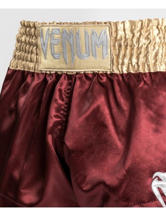 Top Choice Venum Classic Muay Tha? Short - Burgundy/Gold/White New Release