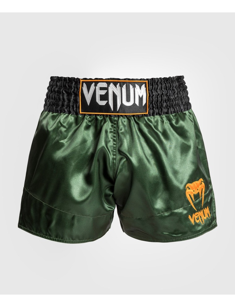 Top Choice Venum Classic Muay Tha? Short - Green/Black/Gold Ready for Shipment