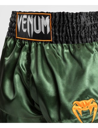 Top Choice Venum Classic Muay Tha? Short - Green/Black/Gold Ready for Shipment