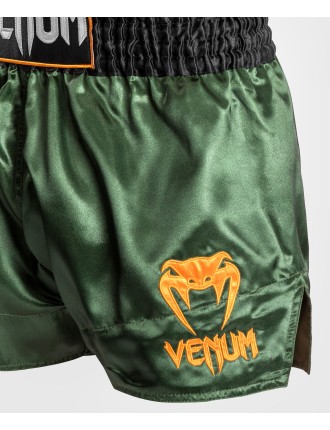 Top Choice Venum Classic Muay Tha? Short - Green/Black/Gold Ready for Shipment