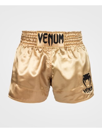 Top Choice Venum Classic Muay Thai Shorts - Gold/Black In Stock