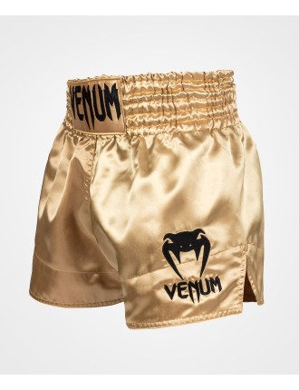 Top Choice Venum Classic Muay Thai Shorts - Gold/Black In Stock