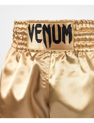 Top Choice Venum Classic Muay Thai Shorts - Gold/Black In Stock