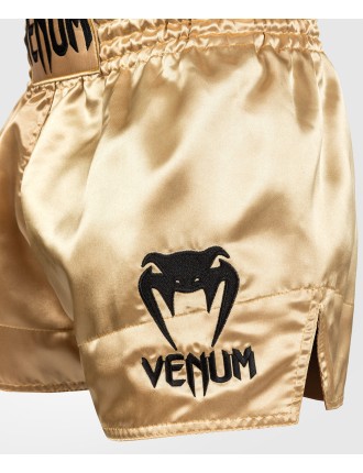 Top Choice Venum Classic Muay Thai Shorts - Gold/Black In Stock