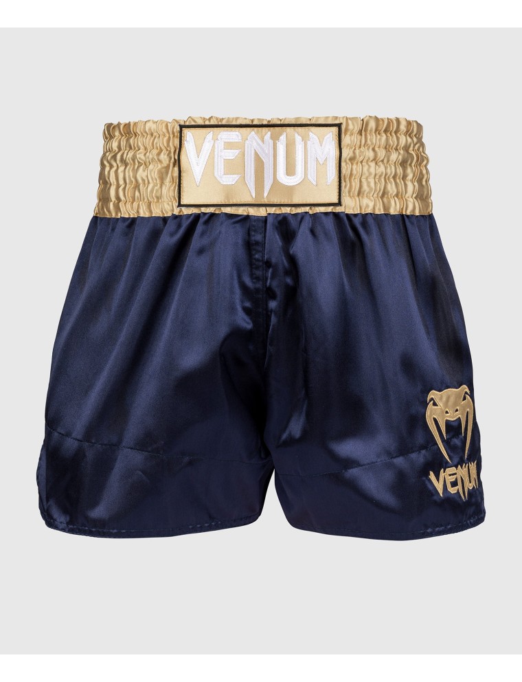 Top Choice Venum Classic Muay Thai Shorts - Navy Blue/Gold Available for Immediate Shipping