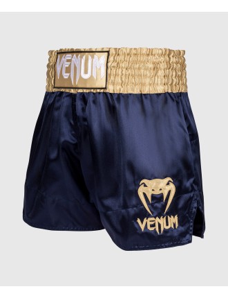 Top Choice Venum Classic Muay Thai Shorts - Navy Blue/Gold Available for Immediate Shipping