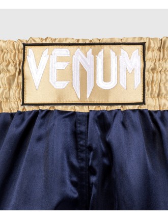 Top Choice Venum Classic Muay Thai Shorts - Navy Blue/Gold Available for Immediate Shipping