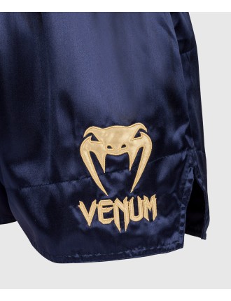 Top Choice Venum Classic Muay Thai Shorts - Navy Blue/Gold Available for Immediate Shipping