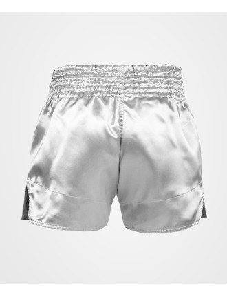 Top Choice Venum Classic Muay Thai Shorts - Silver/Black New Release