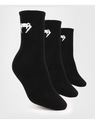 Top Choice Venum Classic Sock - set of 3 - Black/White New Stock