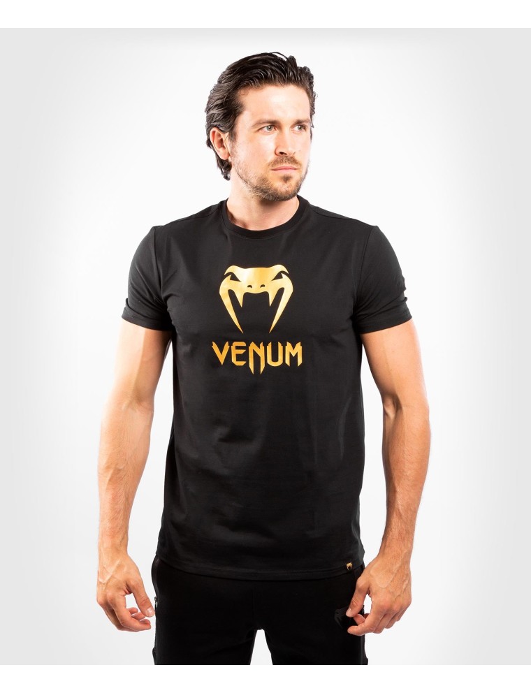 Top Choice Venum Classic T-shirt - Black/Gold On Hand Now