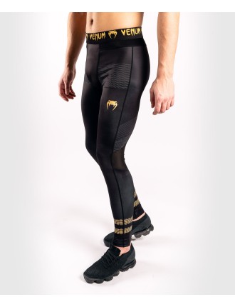 Top Choice Venum "Club 182" Compression Tights - Black/Gold New Stock