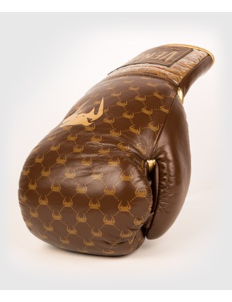 Top Choice Venum Coco Monogram Pro Lace Up Boxing Gloves - Grizzly Brown Fresh Release