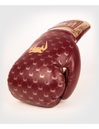 Top Choice Venum Coco Monogram Pro Lace Up Boxing Gloves - Garnet Red Limited Stock