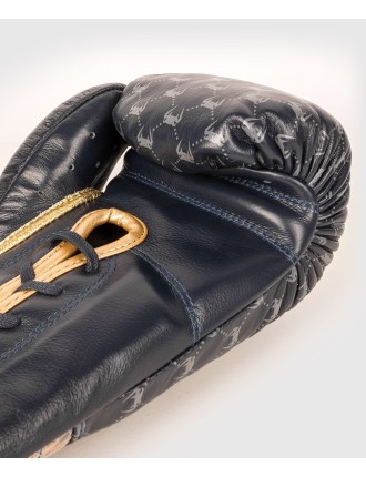 Top Choice Venum Coco Monogram Pro Lace Up Boxing Gloves - State Blue Immediate Availability