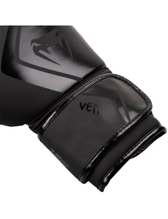 Top Choice Venum Contender 2.0 Boxing Gloves - Black/Black - WLMT Edition