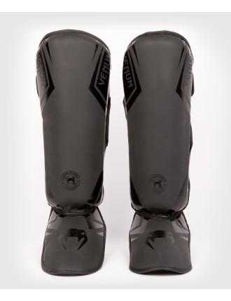 Top Choice Venum Contender 2.0 Shin Guards - Black/Black Limited Stock