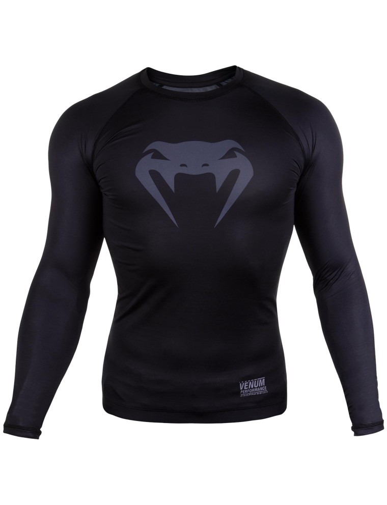 Top Choice Venum Contender 3.0 Compression T-shirt - Long Sleeves - Black/Grey Immediate Availability