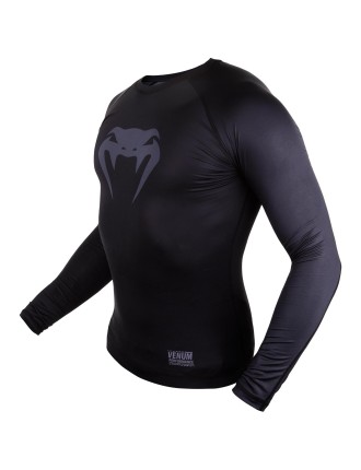 Top Choice Venum Contender 3.0 Compression T-shirt - Long Sleeves - Black/Grey Immediate Availability