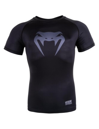 Top Choice Venum Contender 3.0 Compression T-shirt - Short Sleeves - Black/Grey