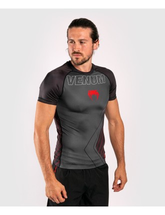 Top Choice Venum Contender 5.0 Rashguard - Short sleeves - Black/Red Fresh Release