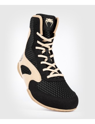 Top Choice Venum Contender Boxing Shoes - Black/Sand Limited Stock