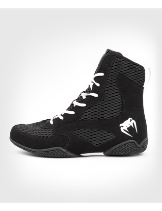 Top Choice Venum Contender Boxing Shoes - Black/White Immediate Availability