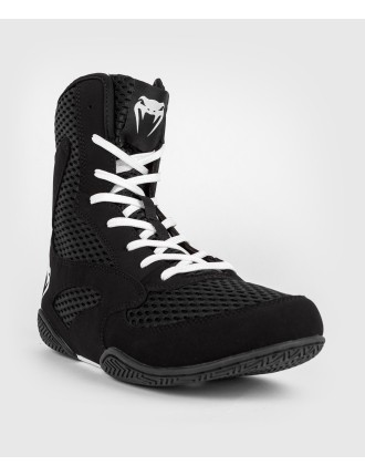 Top Choice Venum Contender Boxing Shoes - Black/White Immediate Availability