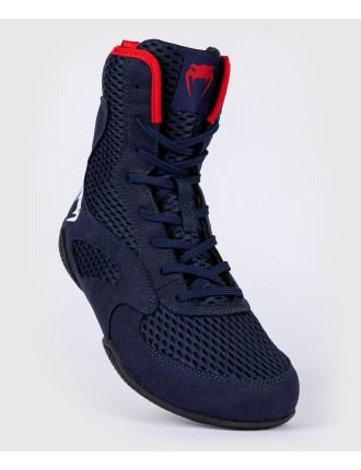 Top Choice Venum Contender Boxing Shoes - Navy Blue/Red Just Launched