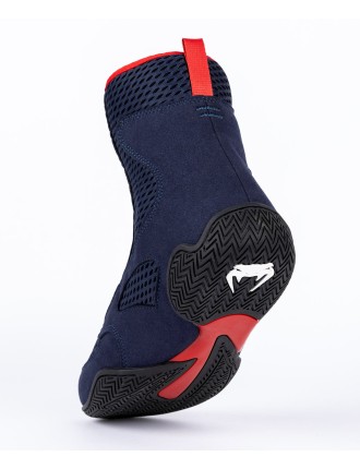 Top Choice Venum Contender Boxing Shoes - Navy Blue/Red Just Launched