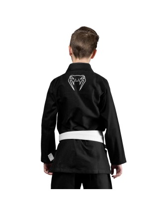 Top Choice Venum Contender Kids BJJ Gi (Free white belt included) - Black New Collection