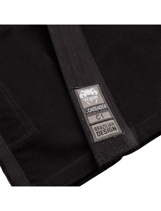 Top Choice Venum Contender Kids BJJ Gi (Free white belt included) - Black New Collection